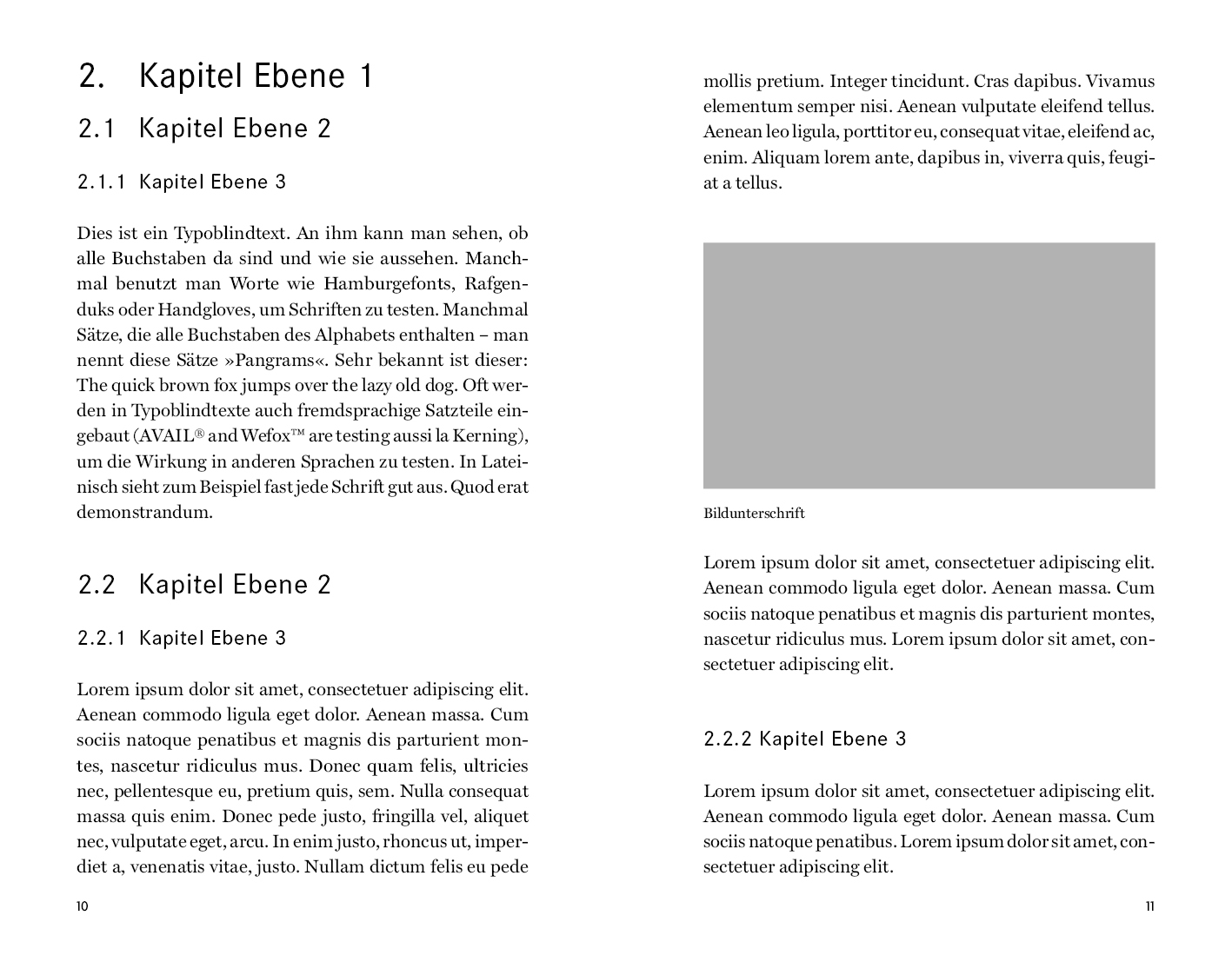 Beispiel Verse Design Sachbuch akademisch Variante Klassisch