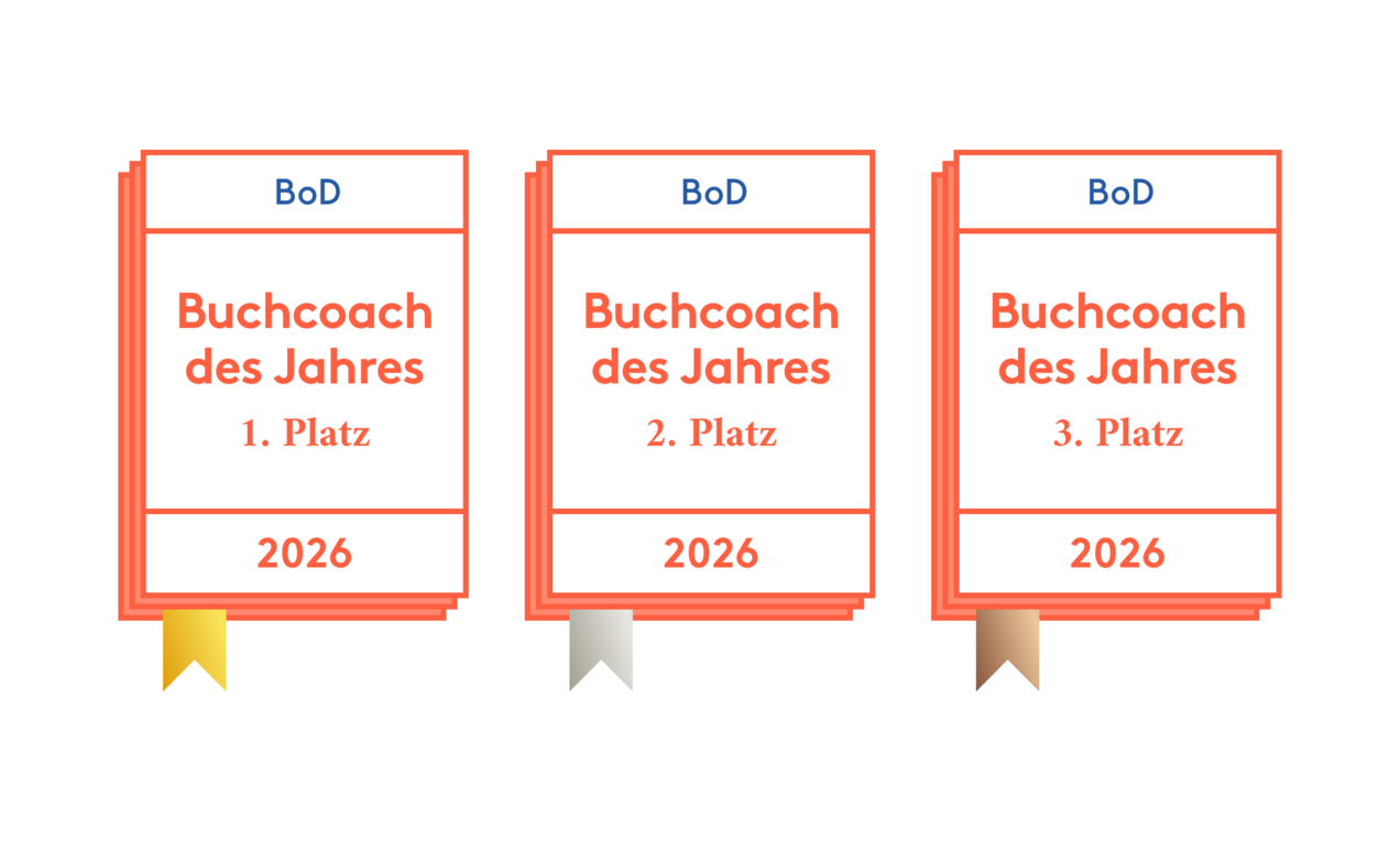 BoD Buchcoach des Jahres Siegelgrafiken